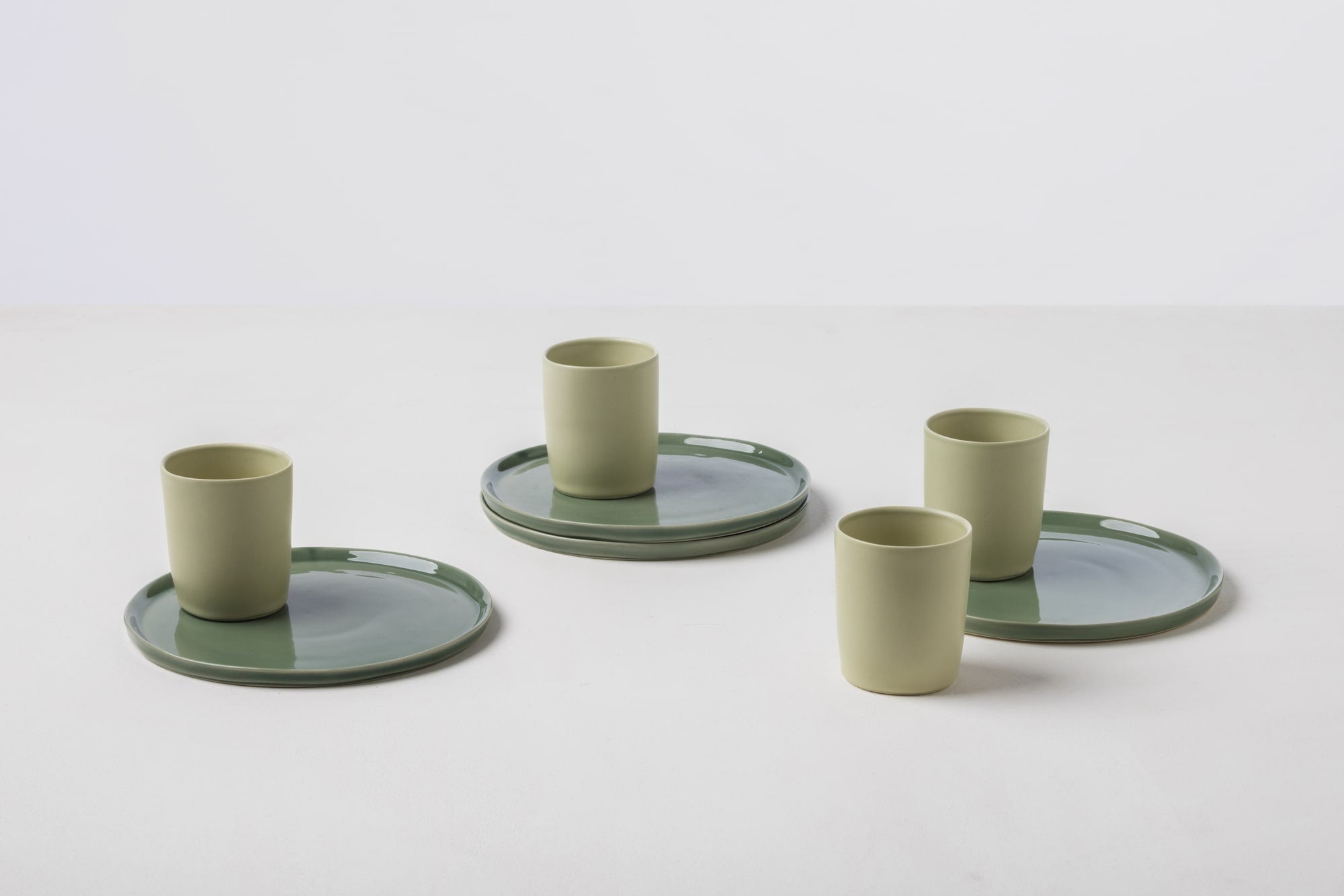 Celadon Cups