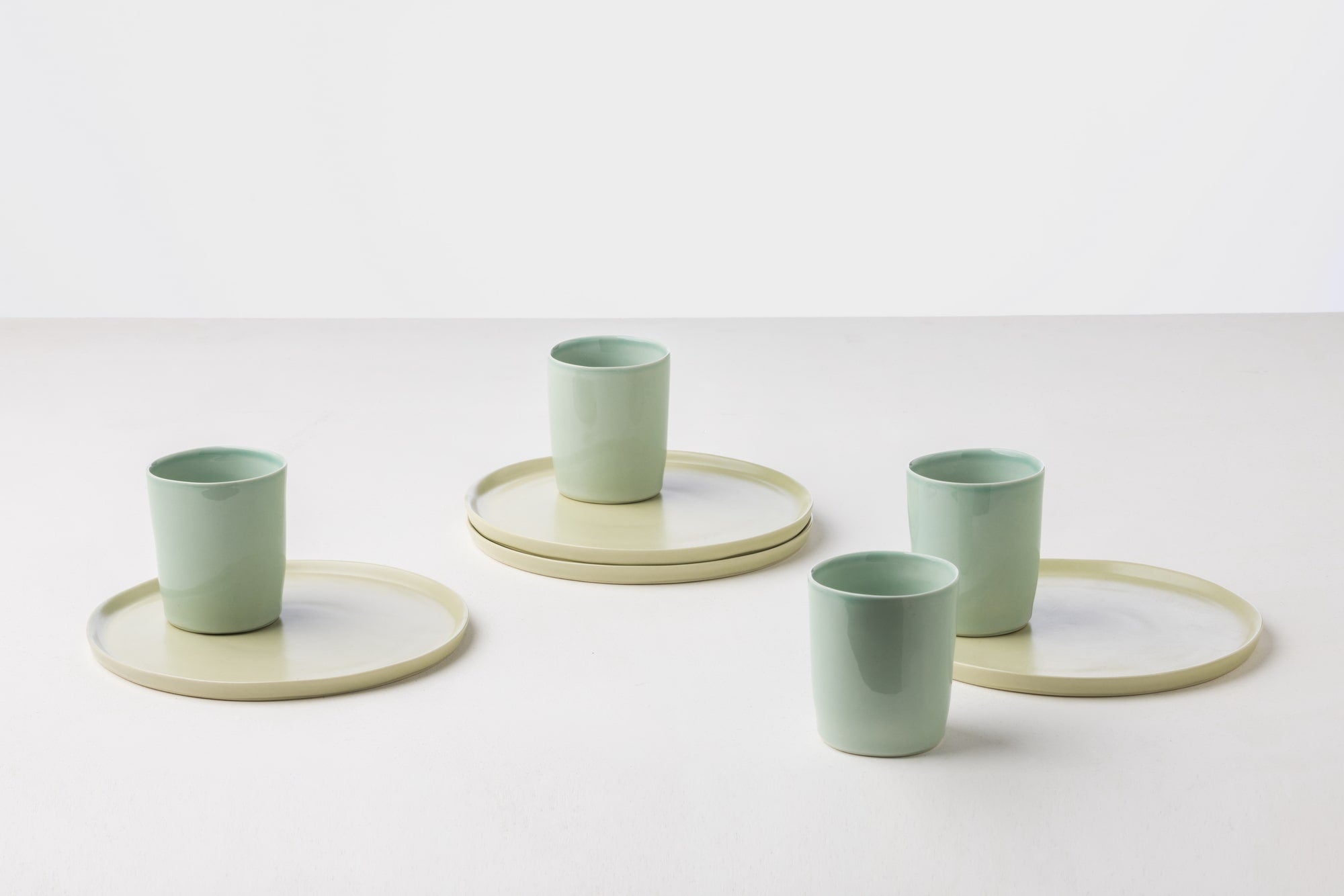 Steingut Kaffeeservice