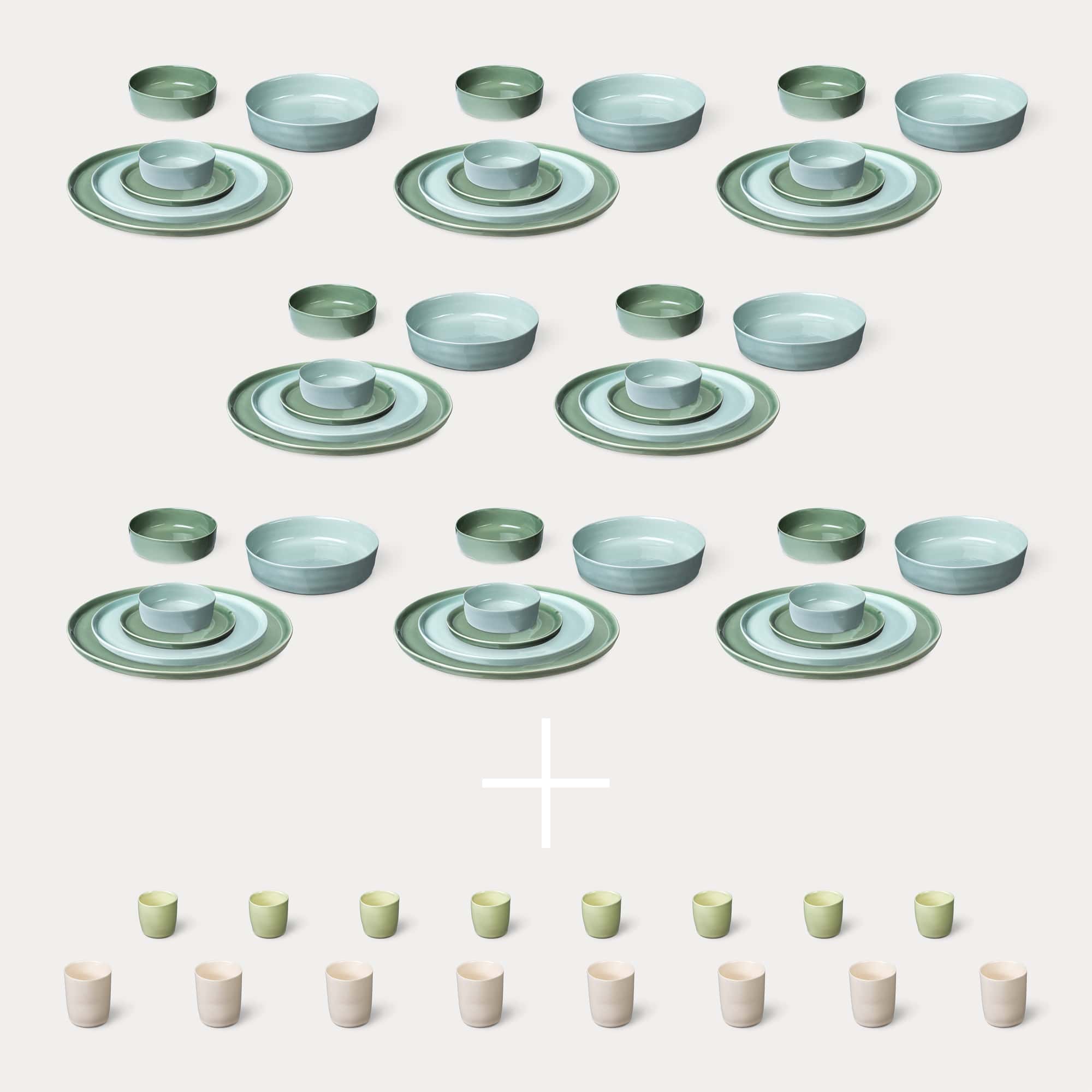 ELEPHANT FEET | Extra Large Dinner Set