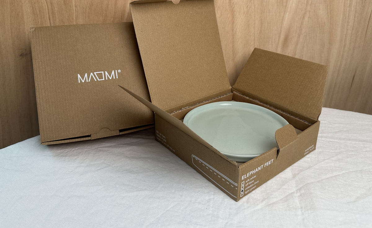 100% Sicher bruchgeschützt verpackt - MAOMI Verpackung