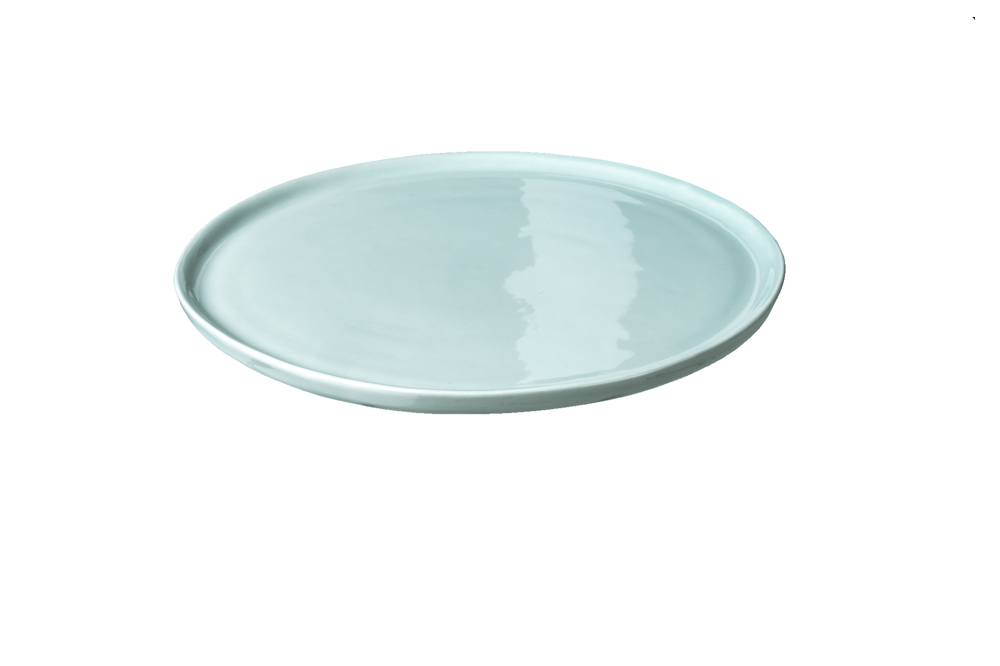 ELEPHANT FEET | Large Plate | celadon-blue