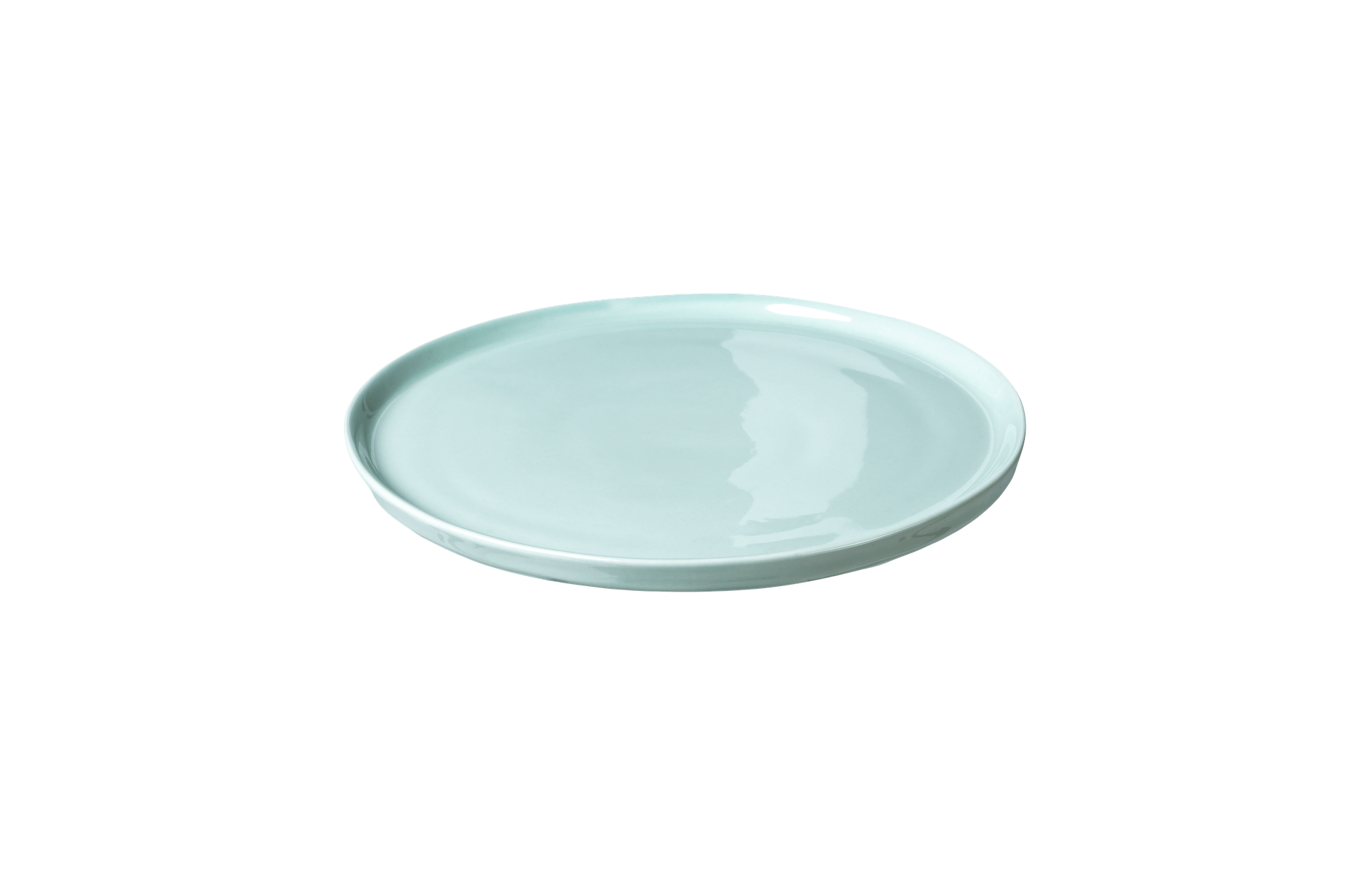 ELEPHANT FEET | Medium Plate | celadon-blue
