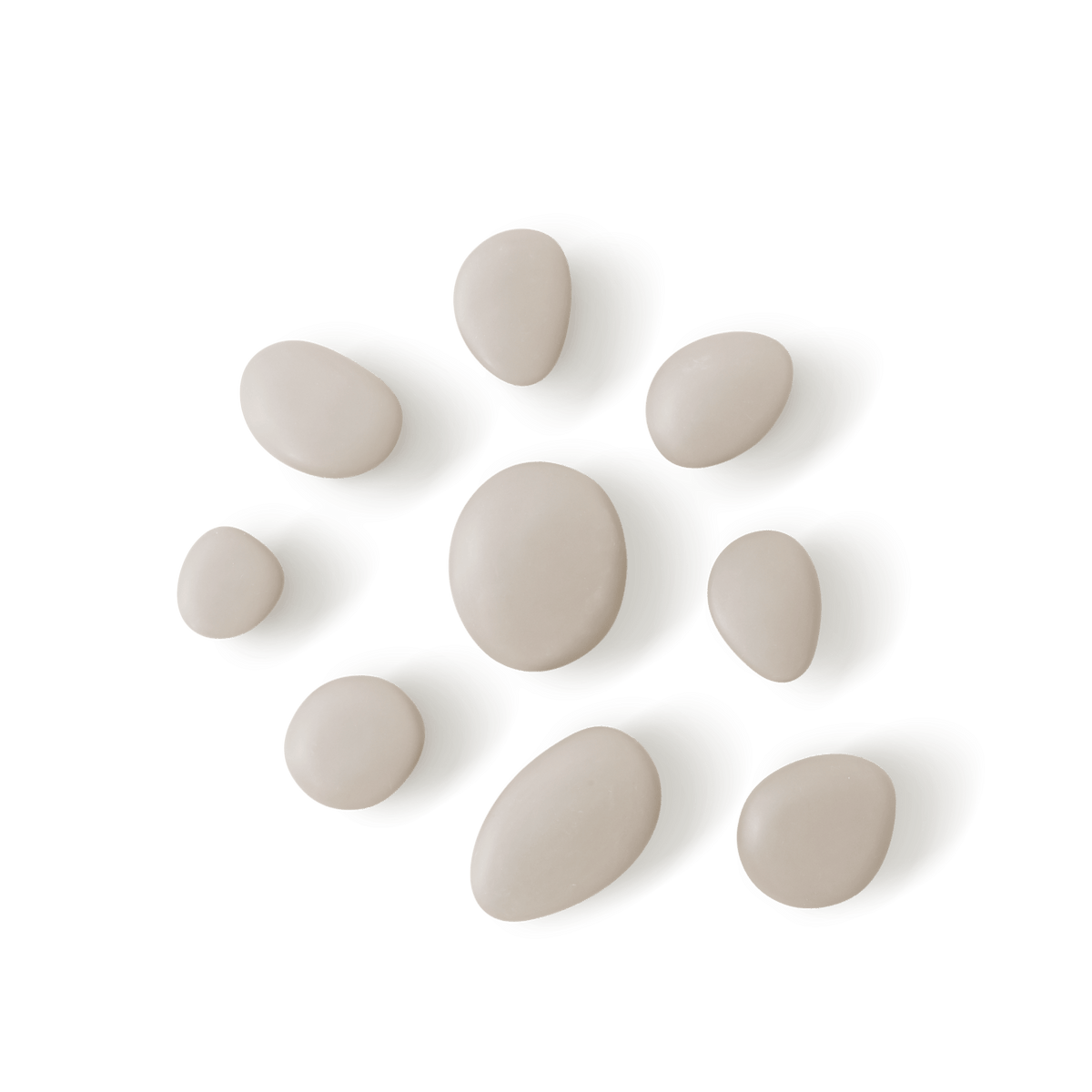 HOOKS Set of 9 | sand-grey
