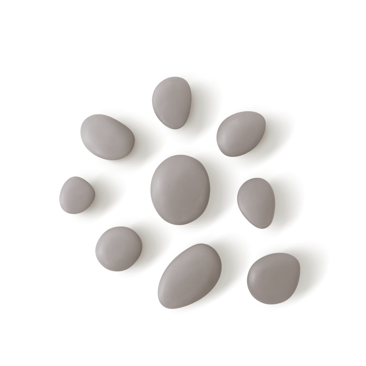 HOOKS Set of 9 | stone-grey