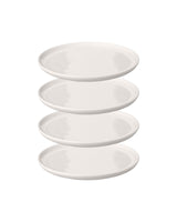 KAYA H Bread | Breakfast Plate - Set of 4 | shiny-white