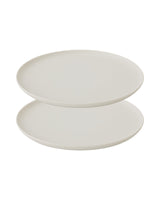 KAYA Dinner Plate Set of 2 – eggshell, Freisteller (echtes Set-Foto)