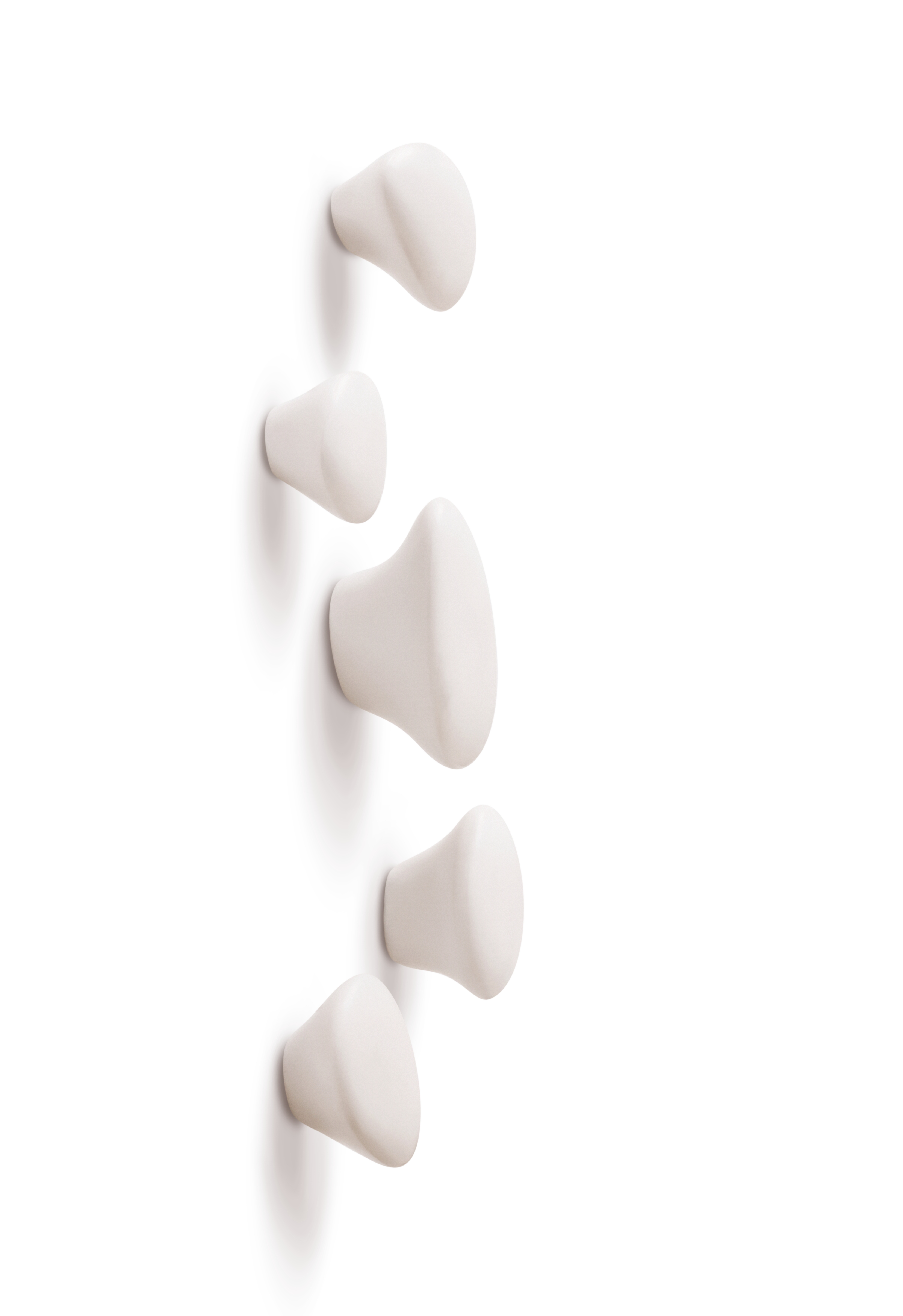 Wall installation HOOKS Set of 5 - oval